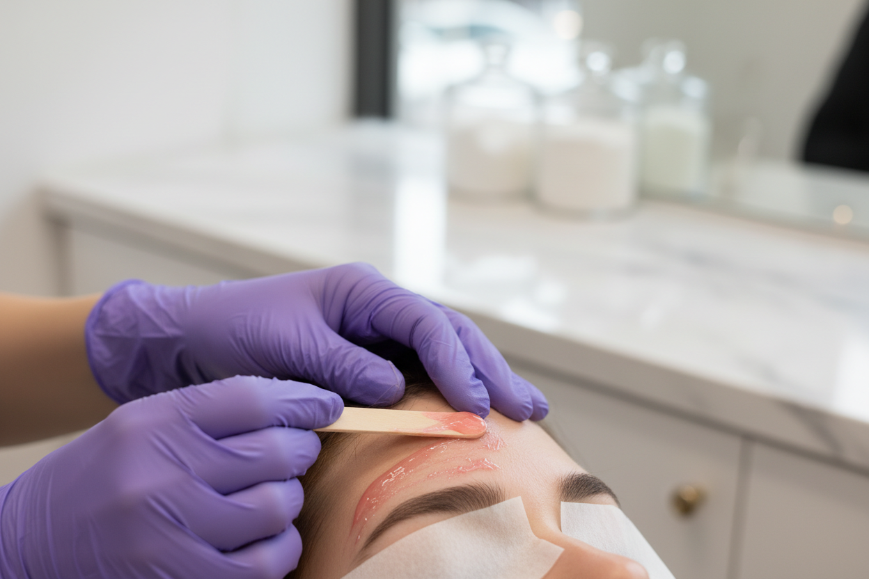 Depilacion con cera cejas