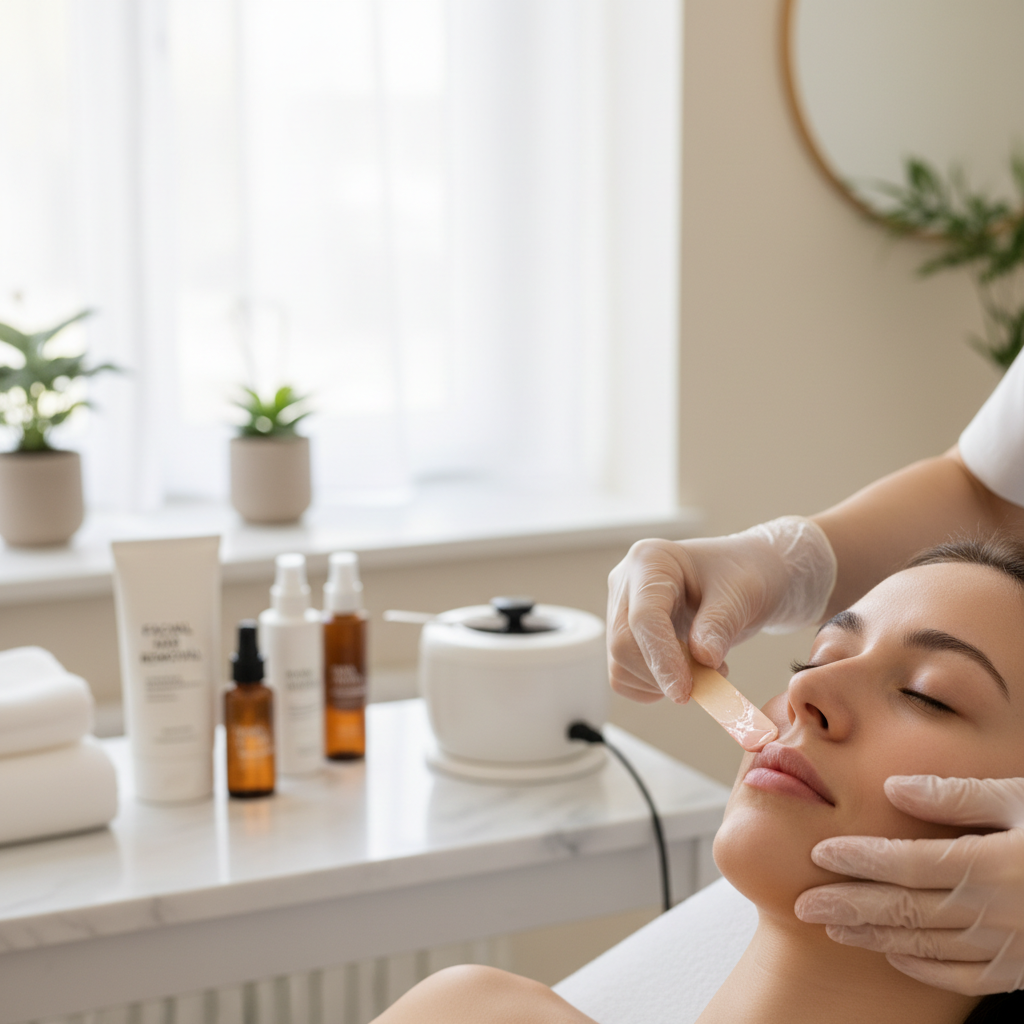 Depilacion con cera labio superior